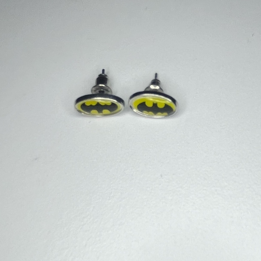 Batman earrings